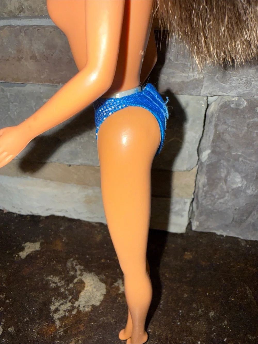 Barbie Vintage blue sparkle bikini bottom